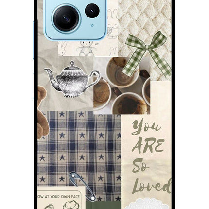 Cookie Redmi Note 12 4G Glass Case Back Cover by Casekaro