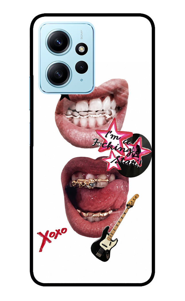 Rockstar Redmi Note 12 4G Glass Case Back Cover by Casekaro