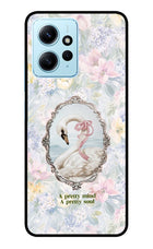 Pretty Mind Pretty Soul Redmi Note 12 4G Glass Case Back Cover by Casekaro
