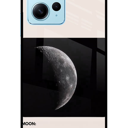 Moon Phase Redmi Note 12 4G Glass Case Back Cover by Casekaro