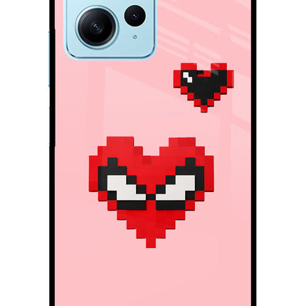 Gwen Heart Redmi Note 12 4G Glass Case Back Cover by Casekaro