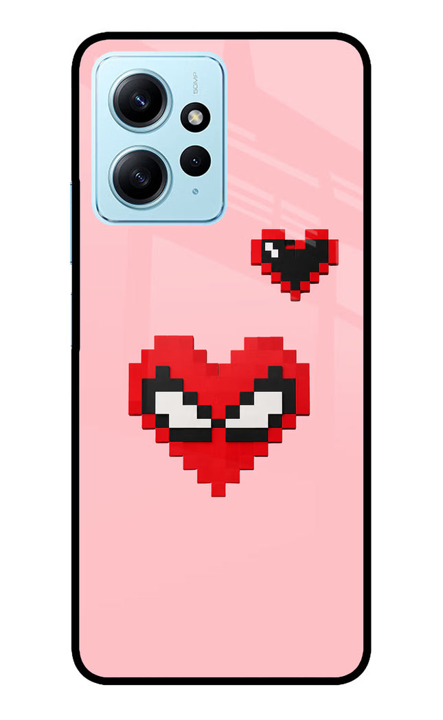 Gwen Heart Redmi Note 12 4G Glass Case Back Cover by Casekaro