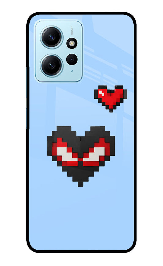 Peter Heart Redmi Note 12 4G Glass Case