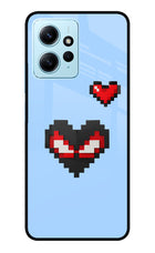 Peter Heart Redmi Note 12 4G Glass Case Back Cover by Casekaro