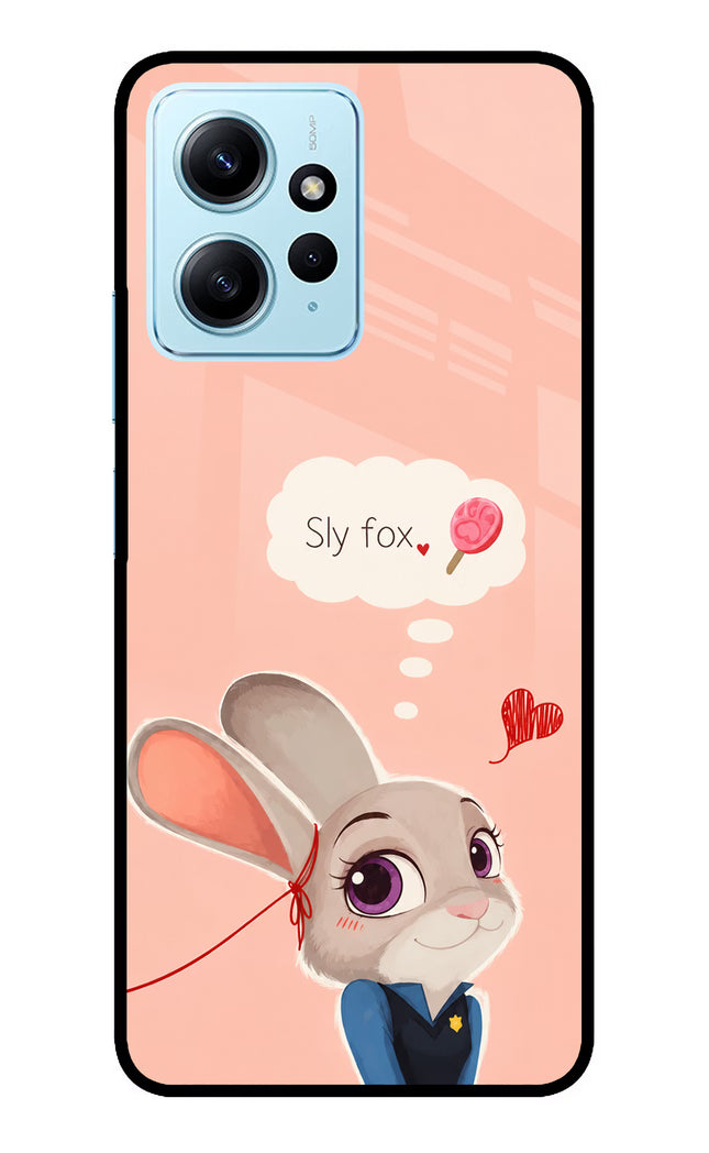 Judy Charm Redmi Note 12 4G Glass Case Back Cover by Casekaro