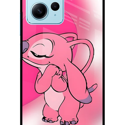 Angel Hug Redmi Note 12 4G Glass Case Back Cover by Casekaro