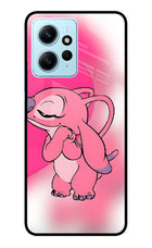 Angel Hug Redmi Note 12 4G Glass Case Back Cover by Casekaro