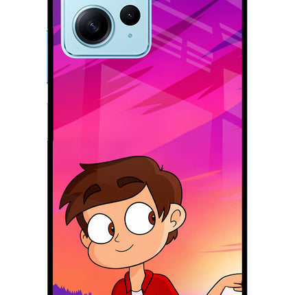 Marco Sunset Redmi Note 12 4G Glass Case Back Cover by Casekaro