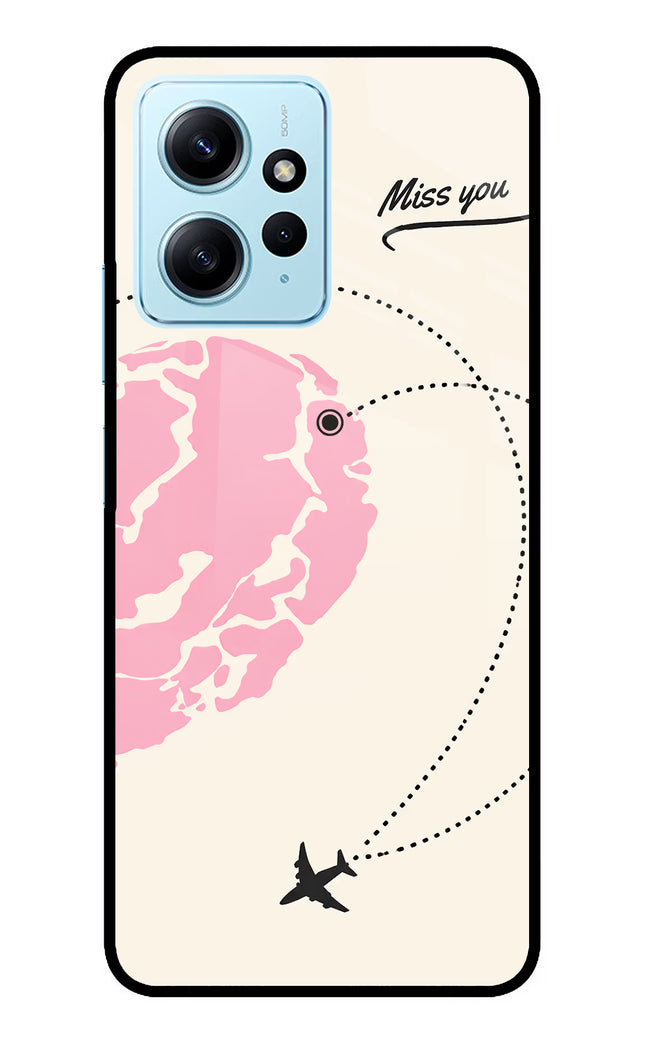 Miss Orbit Redmi Note 12 4G Glass Case Back Cover by Casekaro