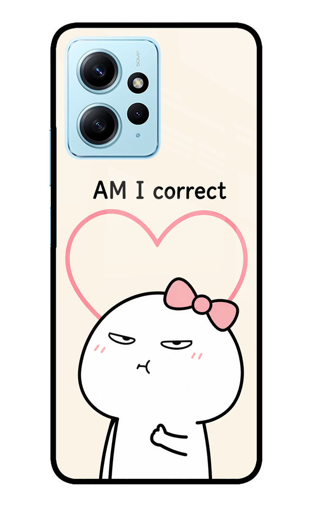 Always Right Redmi Note 12 4G Glass Case Back Cover by Casekaro