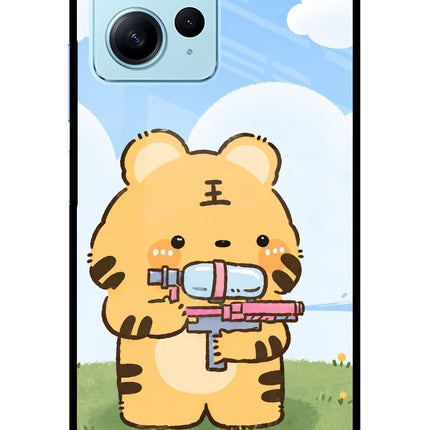 Tiger Treat Redmi Note 12 4G Glass Case