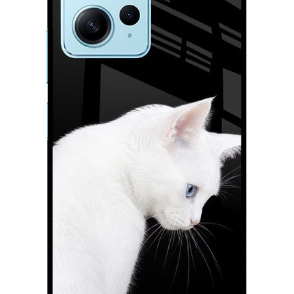 Snow Gaze Redmi Note 12 4G Glass Case Back Cover by Casekaro