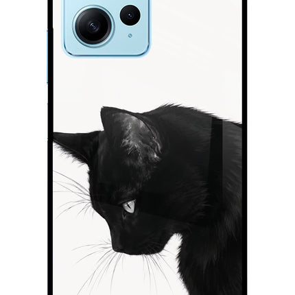 Shadow Gaze Redmi Note 12 4G Glass Case Back Cover by Casekaro
