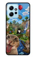 Minecraft Cat Chaos Redmi Note 12 4G Glass Case Back Cover by Casekaro