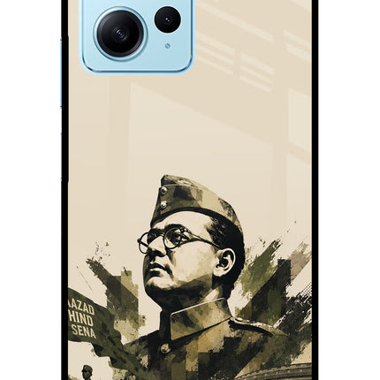 Netaji Rising Redmi Note 12 4G Glass Case