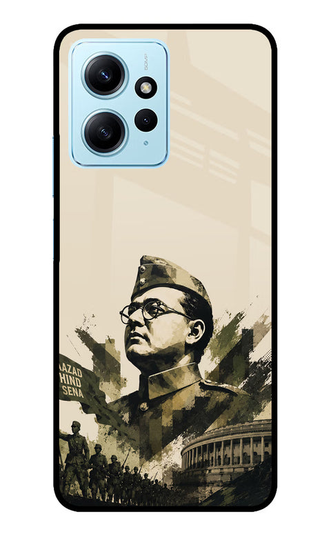 Netaji Rising Redmi Note 12 4G Glass Case