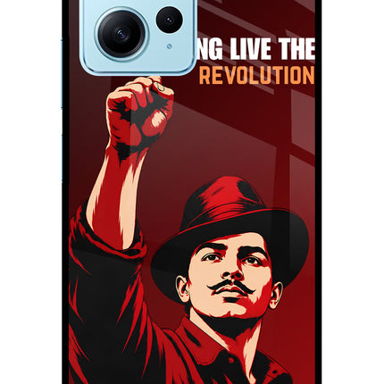 Bhagat Singh Revolution Redmi Note 12 4G Glass Case