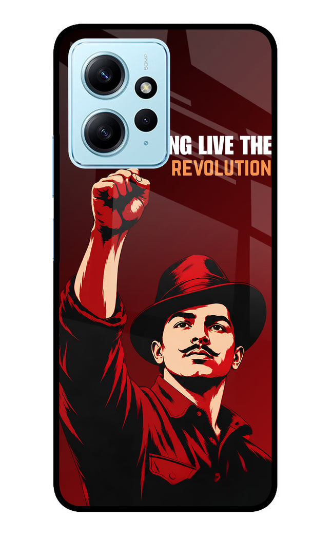 Bhagat Singh Revolution Redmi Note 12 4G Glass Case
