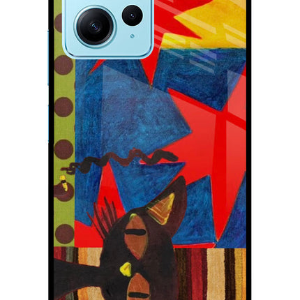 Pop Cat Redmi Note 12 4G Glass Case