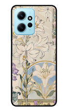 White Lily Redmi Note 12 4G Glass Case