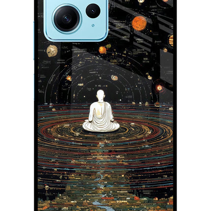 Space Monk Redmi Note 12 4G Glass Case