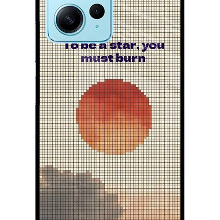 Pixel Sun Redmi Note 12 4G Glass Case