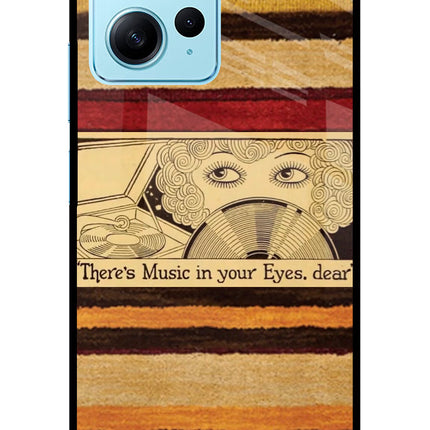 Vinyl Stripes Redmi Note 12 4G Glass Case