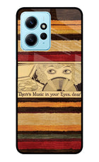 Vinyl Stripes Redmi Note 12 4G Glass Case
