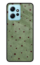 Green Stars Redmi Note 12 4G Glass Case