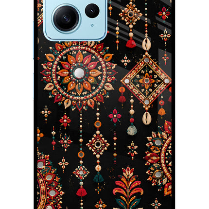 Boho Noir Redmi Note 12 4G Glass Case