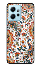 White Mayura Redmi Note 12 4G Glass Case