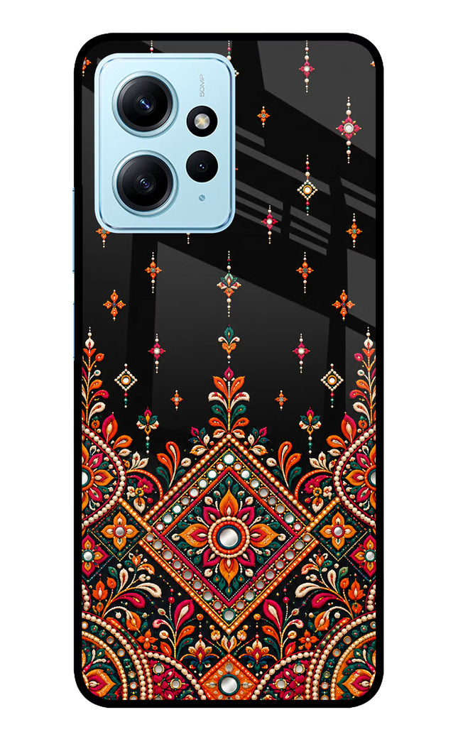 Noir Mehfil Redmi Note 12 4G Glass Case