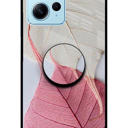 White Pink Leaf Redmi Note 12 4G Pop Case by Casekaro
