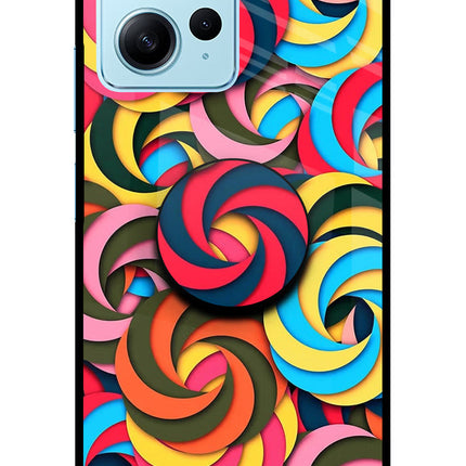 Spiral Pattern Redmi Note 12 4G Pop Case by Casekaro
