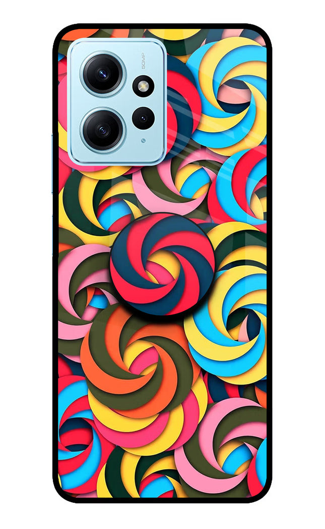 Spiral Pattern Redmi Note 12 4G Pop Case by Casekaro
