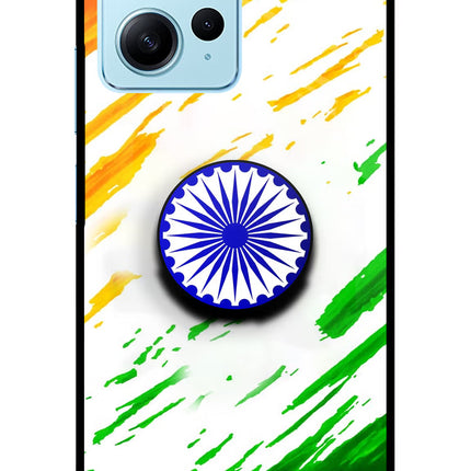 Indian Flag Ashoka Chakra Redmi Note 12 4G Pop Case by Casekaro