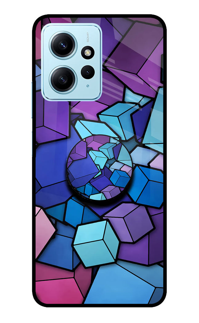Cubic Abstract Redmi Note 12 4G Pop Case by Casekaro
