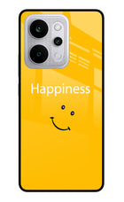 Happiness With Smiley Realme P4 Power 5G Glass Case Back Cover by Casekaro