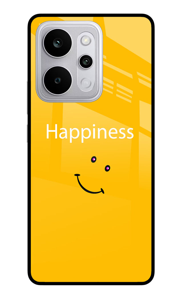 Happiness With Smiley Realme P4 Power 5G Glass Case Back Cover by Casekaro
