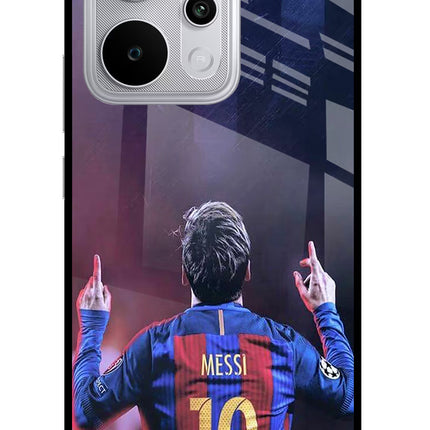 Messi Realme P4 Power 5G Glass Case Back Cover by Casekaro