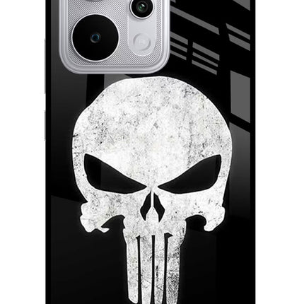 Punisher Skull Realme P4 Power 5G Glass Case Back Cover by Casekaro