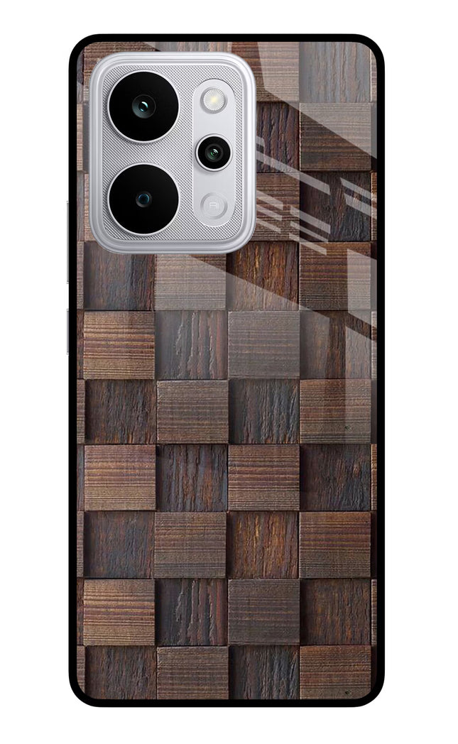Wooden Cube Design Realme P4 Power 5G Glass Case Back Cover by Casekaro