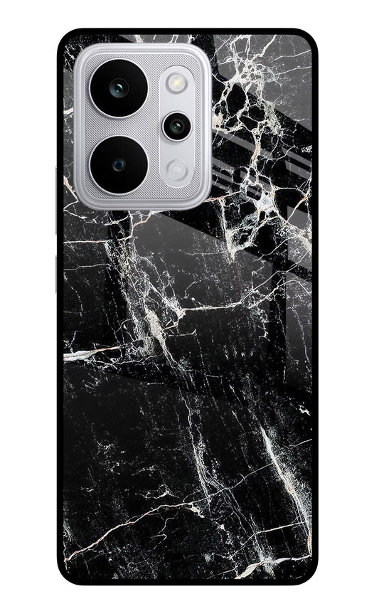 Black Marble Texture Realme P4 Power 5G Glass Case