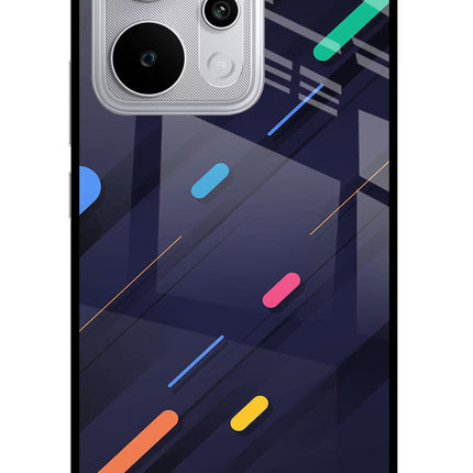 Abstract Design Realme P4 Power 5G Glass Case Back Cover by Casekaro