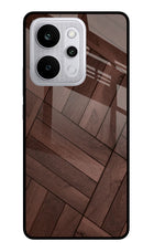 Wooden Texture Design Realme P4 Power 5G Glass Case Back Cover by Casekaro