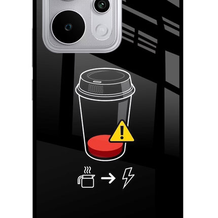 Coffee Realme P4 Power 5G Glass Case Back Cover by Casekaro