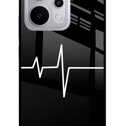 Heart Beats Realme P4 Power 5G Glass Case Back Cover by Casekaro