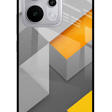 Abstract Realme P4 Power 5G Glass Case Back Cover by Casekaro