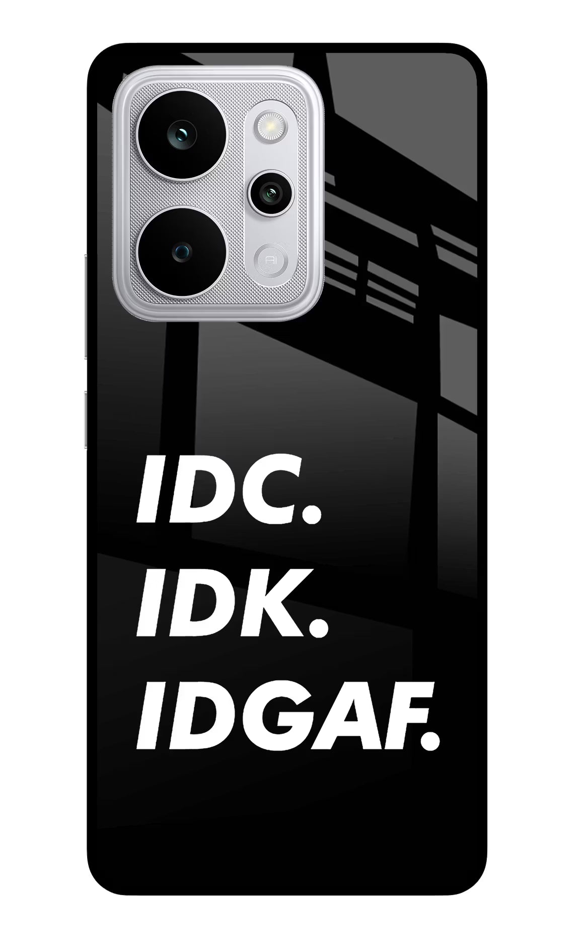 Idc Idk Idgaf Realme P4 Power 5G Glass Case