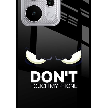 Don'T Touch My Phone Realme P4 Power 5G Glass Case Back Cover by Casekaro